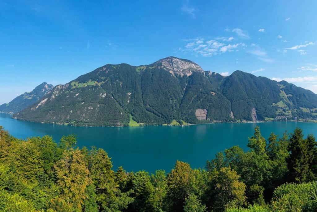 Exklusives Chalet Mit Traumhafter See- Und Bergsicht Зелисберг Экстерьер фото