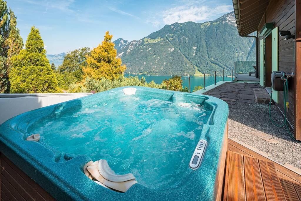 Exklusives Chalet Mit Traumhafter See- Und Bergsicht Зелисберг Экстерьер фото